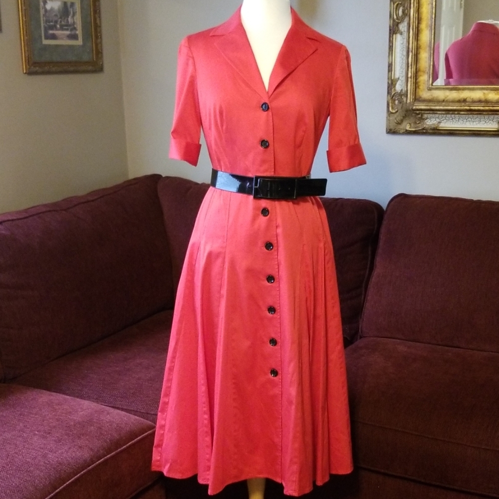 Red  Vintage Jones New Year Dress